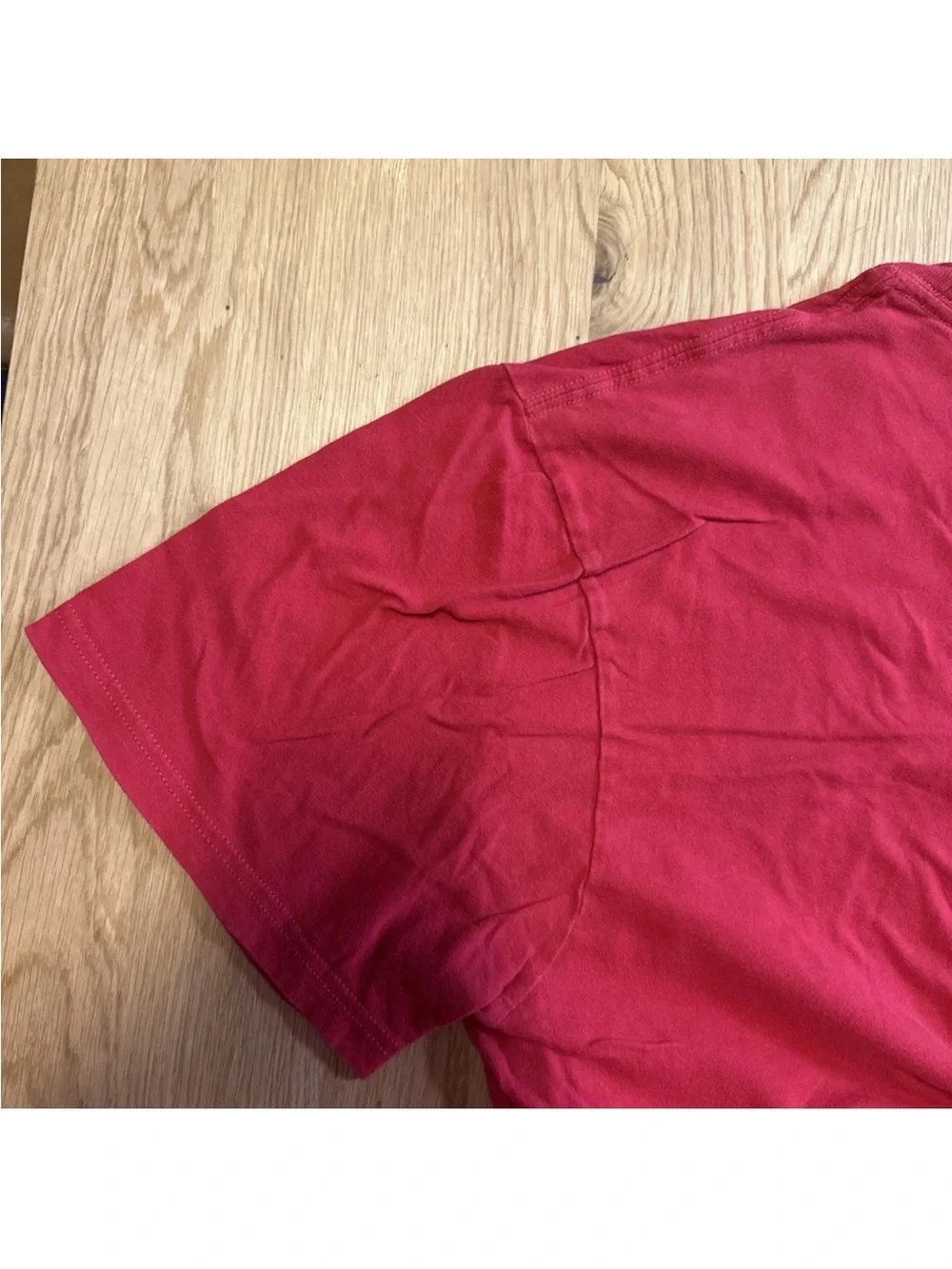 Men’s Northface Red Black Short Sleeve Cotton T Shirt XL